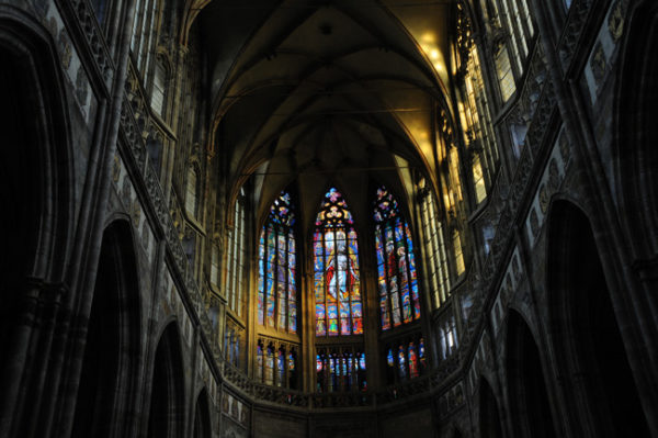 A nave principal da Catedral de Praga.