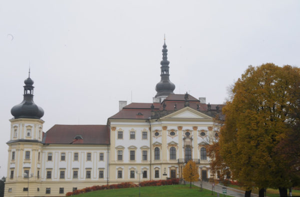 O Hospital Militar, em Olomouc, ponto de chegada das caminhadas do jovem Mozart.
